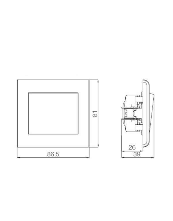 Carmina Mini – White 32 x 22 cm – 1-UM2057