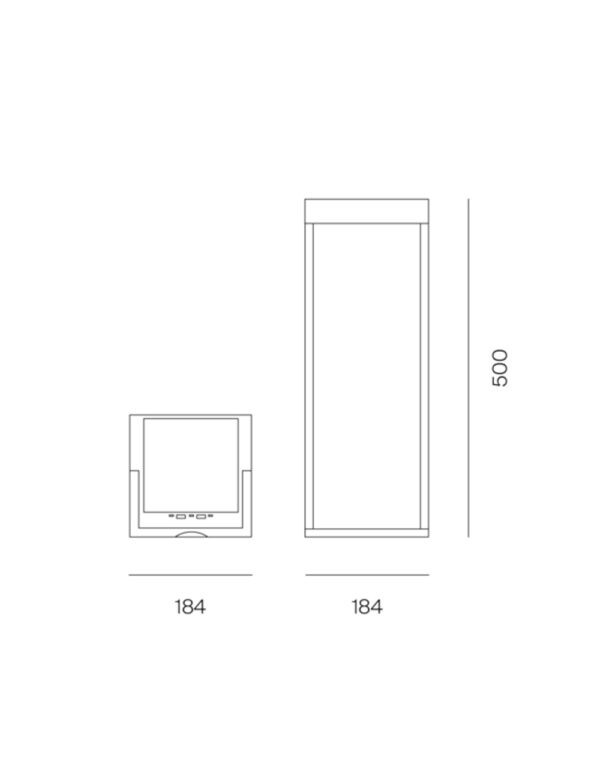 DIOGENE_L HYBRID ΕΠΙΤΡΑΠΕΖΙΟ ΑΝΘΡΑΚΙ ΕΠΑΝΑΦ. LED 2,2W IP65 LOGICA – 2-MC42769