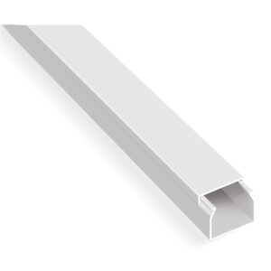 Κανάλι αυτοκόλλητο PVC λευκό 25Χ25  MUTLUSAN – 2-MTSMA2525