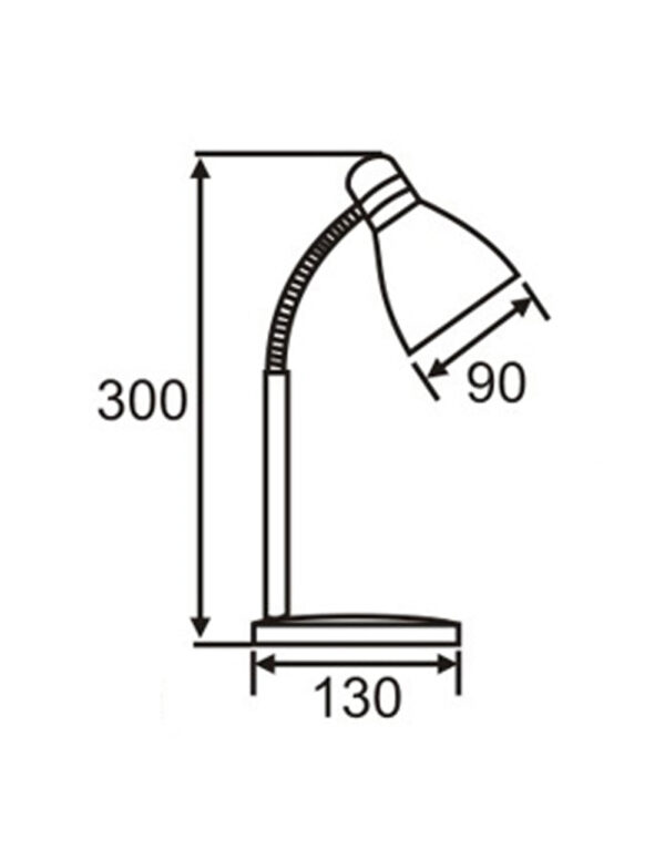 ΦΩΤΙΣΤΙΚΟ ΠΟΡΤΑΤΙΦ ΓΡΑΦΕΙΟΥ Ε27 MAX 40W 300x130mm ΑΛΟΥΜΙΝΙΟΥ ΜΠΛΕ UNIVERSE – 2-U002912