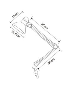 ΦΩΤΙΣΤΙΚΟ ΣΧΕΔΙΑΣΤΗΡΙΟΥ ΓΡΑΦΕΙΟΥ Ε27 MAX 40W 360x360x165mm ΜΕ ΜΕΓΓΕΝΗ ΑΛΟΥΜΙΝΙΟΥ ΑΣΗΜΙ UNIVERSE – 2-U002967