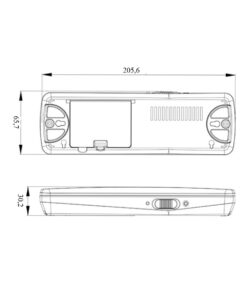 ΦΩΤΙΣΤΙΚΟ LED SMD 3W 6500Κ 230V ΕΠΑΝΑΦΟΡΤΙΖΟΜΕΝΟ ΜΕ ΜΠΑΤΑΡΙΑ Li-ion ΜΗ ΣΥΝΕΧΟΥΣ ΛΕΙΤΟΥΡΓΙΑΣ UNIVERSE – 2-U003117