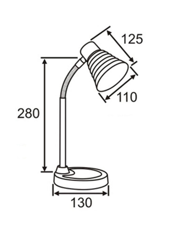 ΦΩΤΙΣΤΙΚΟ ΠΟΡΤΑΤΙΦ ΓΡΑΦΕΙΟΥ Ε14 MAX 25W 280x130mm ΑΛΟΥΜΙΝΙΟΥ ΜΑΥΡΟ UNIVERSE – 2-U004855