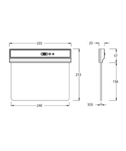 ΦΩΤΙΣΤΙΚΟ LED SMD 2W 6500K 230V ΔΙΠΛΗΣ ΕΝΔΕΙΞΗΣ ΕΠΑΝΑΦΟΡΤΙΖΟΜΕΝΟ ΚΑΙ 4 ΑΥΤΟΚΟΛΛΗΤΑ ΜΕ ΜΠΑΤΑΡΙΑ Li-ion UNIVERSE – 2-U005302