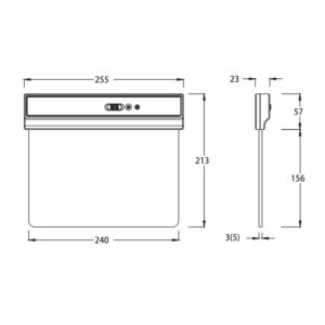 ΦΩΤΙΣΤΙΚΟ LED SMD 2W 6500K 230V ΔΙΠΛΗΣ ΕΝΔΕΙΞΗΣ ΕΠΑΝΑΦΟΡΤΙΖΟΜΕΝΟ ΚΑΙ 4 ΑΥΤΟΚΟΛΛΗΤΑ ΜΕ ΜΠΑΤΑΡΙΑ Li-ion UNIVERSE – 2-U005302