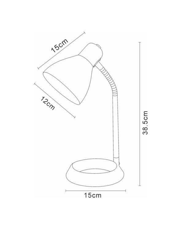 ΦΩΤΙΣΤΙΚΟ ΠΟΡΤΑΤΙΦ ΓΡΑΦΕΙΟΥ Ε27 MAX 11W 380x150mm ΠΛΑΣΤΙΚΟ ΜΑΥΡΟ UNIVERSE – 2-U006101