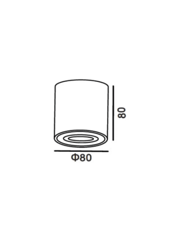 ΣΠΟΤ ΕΞΩΤΕΡΙΚΟ ΟΡΟΦΗΣ KINHTO 80mm 1xMR16/GU10 MAX50W ΑΛΟΥΜΙΝΙΟΥ ΜΑΥΡΟ UNIVERSE – 2-U006996
