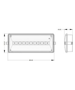ΦΩΤΙΣΤΙΚΟ LED SMD 5W 6500Κ 230V ΕΠΑΝΑΦΟΡΤΙΖΟΜΕΝΟ ΜΕ ΜΠΑΤΑΡΙΑ Li-ion ΣΥΝΕΧΟΥΣ & ΜΗ ΣΥΝΕΧΟΥΣ ΛΕΙΤΟΥΡΓΙΑΣ UNIVERSE – 2-U007498