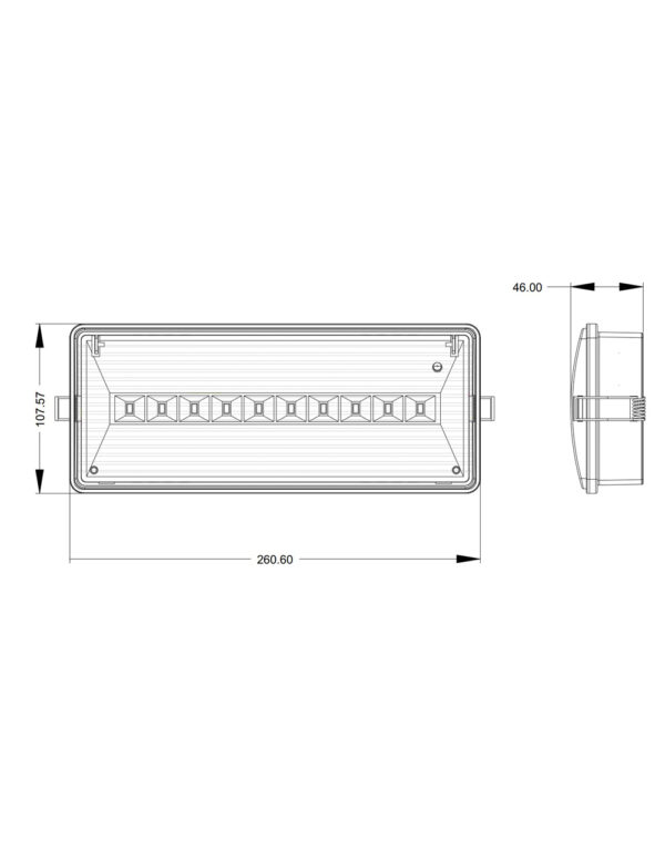 ΦΩΤΙΣΤΙΚΟ LED SMD 5W 6500Κ 230V ΕΠΑΝΑΦΟΡΤΙΖΟΜΕΝΟ ΜΕ ΜΠΑΤΑΡΙΑ Li-ion ΣΥΝΕΧΟΥΣ & ΜΗ ΣΥΝΕΧΟΥΣ ΛΕΙΤΟΥΡΓΙΑΣ UNIVERSE – 2-U007498