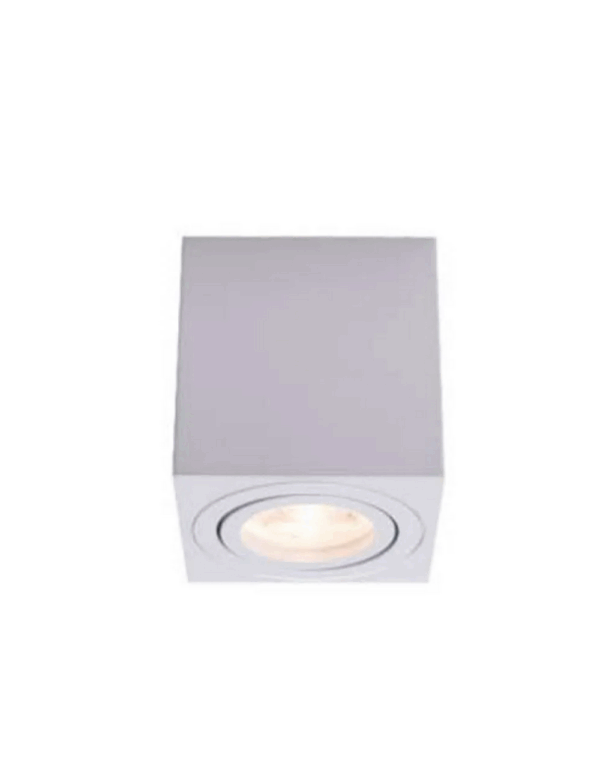 ΣΠΟΤ ΕΞΩΤΕΡΙΚΟ ΟΡΟΦΗΣ KINHTO 80x80mm 1xMR16/GU10 MAX50W ΑΛΟΥΜΙΝΙΟΥ ΛΕΥΚΟ UNIVERSE – 2-U007733
