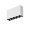 ΣΠΟΤ ΕΞΩΤΕΡΙΚΟ ΟΡΟΦΗΣ LED 140x37mm 10W 3000K 1000lm 45° AC220-240V ΛΕΥΚΟ ΜΕ ΜΑΥΡΟ ΑΝΑΚΛΑΣΤΗΡΑ UNIVERSE – 2-U008716