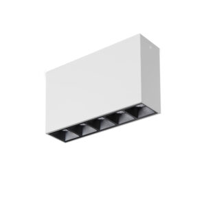 ΣΠΟΤ ΕΞΩΤΕΡΙΚΟ ΟΡΟΦΗΣ LED 140x37mm 10W 3000K 1000lm 45° AC220-240V ΛΕΥΚΟ ΜΕ ΜΑΥΡΟ ΑΝΑΚΛΑΣΤΗΡΑ UNIVERSE – 2-U008716