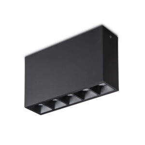 ΣΠΟΤ ΕΞΩΤΕΡΙΚΟ ΟΡΟΦΗΣ LED 140x37mm 10W 3000K 1000lm 45° AC220-240V ΜΑΥΡΟ ΜΕ ΜΑΥΡΟ ΑΝΑΚΛΑΣΤΗΡΑ UNIVERSE – 2-U008723