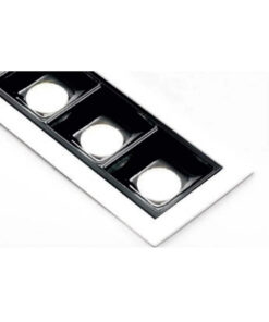 ΦΩΤΙΣΤΙΚΟ ΧΩΝΕΥΤΟ LED 147x45mm 10W 3000K 1000lm 45° AC220-240V ΛΕΥΚΟ ΜΕ ΜΑΥΡΟ ΑΝΑΚΛΑΣΤΗΡΑ UNIVERSE – 2-U008730