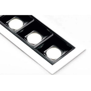 ΦΩΤΙΣΤΙΚΟ ΧΩΝΕΥΤΟ LED 147x45mm 10W 3000K 1000lm 45° AC220-240V ΛΕΥΚΟ ΜΕ ΜΑΥΡΟ ΑΝΑΚΛΑΣΤΗΡΑ UNIVERSE – 2-U008730
