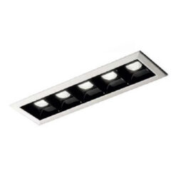 ΦΩΤΙΣΤΙΚΟ ΧΩΝΕΥΤΟ LED 147x45mm 10W 3000K 1000lm 45° AC220-240V ΛΕΥΚΟ ΜΕ ΜΑΥΡΟ ΑΝΑΚΛΑΣΤΗΡΑ UNIVERSE – 2-U008730