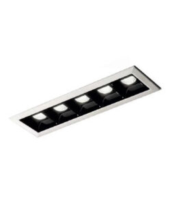 ΦΩΤΙΣΤΙΚΟ ΧΩΝΕΥΤΟ LED 147x45mm 10W 3000K 1000lm 45° AC220-240V ΛΕΥΚΟ ΜΕ ΜΑΥΡΟ ΑΝΑΚΛΑΣΤΗΡΑ UNIVERSE – 2-U008730
