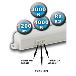 ΦΩΤΙΣΤΙΚΟ LED Τ5 14W 117CM CCT TUNABLE 3000/4000K 230V 1260ml ΜΕ ΚΑΛΩΔΙΟ 1Μ ΚΑΙ ΔΙΑΚΟΠΤΗ UNIVERSE – 2-U008761