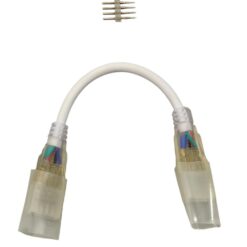 A FLAT ΣΥΝΔΕΣΜΟΣ L 4ΚΑΛΩΔΙΩΝ ΓΙΑ TAINIA LED RGB UNIVERSE – 2-U009324