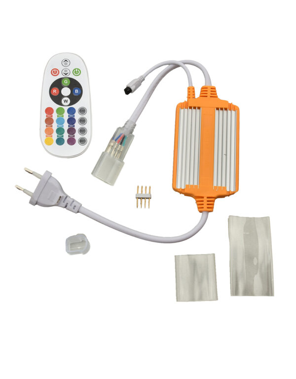 A FLAT REMOTE CONTROLLER RGB 25Μ ME ΘΕΡΜΟΣΥΣΤΕΛΟΜΕΝΟ 7cm ΜΕ ΤΕΡΜΑΤΙΚΗ ΤΑΠΑ UNIVERSE – 2-U009331
