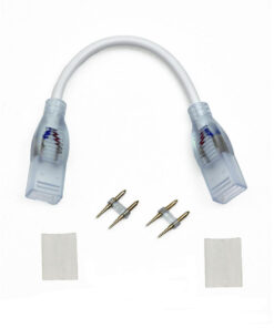 A FLAT ΣΥΝΔΕΣΜΟΣ 2ΚΑΛΩΔΙΩΝ ΓΙΑ TAINIA LED ΜΟΝΟΧΡΩΜΗ UNIVERSE – 2-U009577