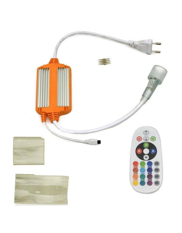 ROUND NEON REMOTE CONTROLLER RGB 50Μ ΜΕ ΘΕΡΜΟΣΥΣΤΕΛΟΜΕΝΟ 7cm ΚΑΙ ΤΕΡΜΑΤΙΚΗ ΤΑΠΑ UNIVERSE – 2-U009591