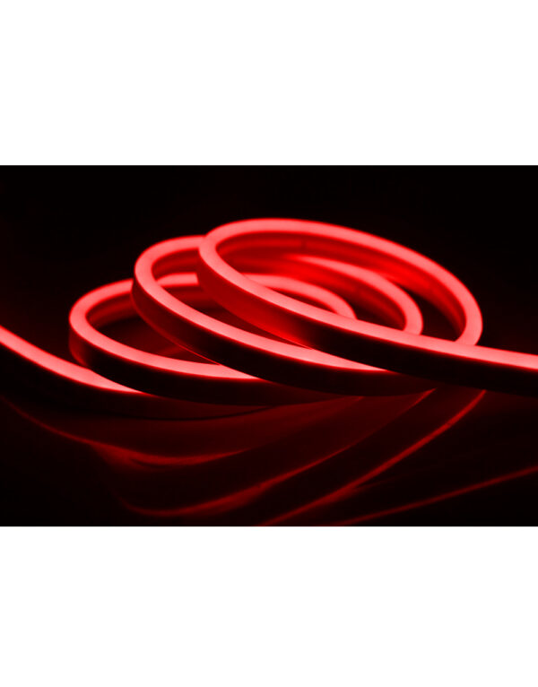 MINI NEON FLEX LED TAINIA 10W RED 24V 700lm 160° IP65 DIMMABLE 5M UNIVERSE – 2-U009720