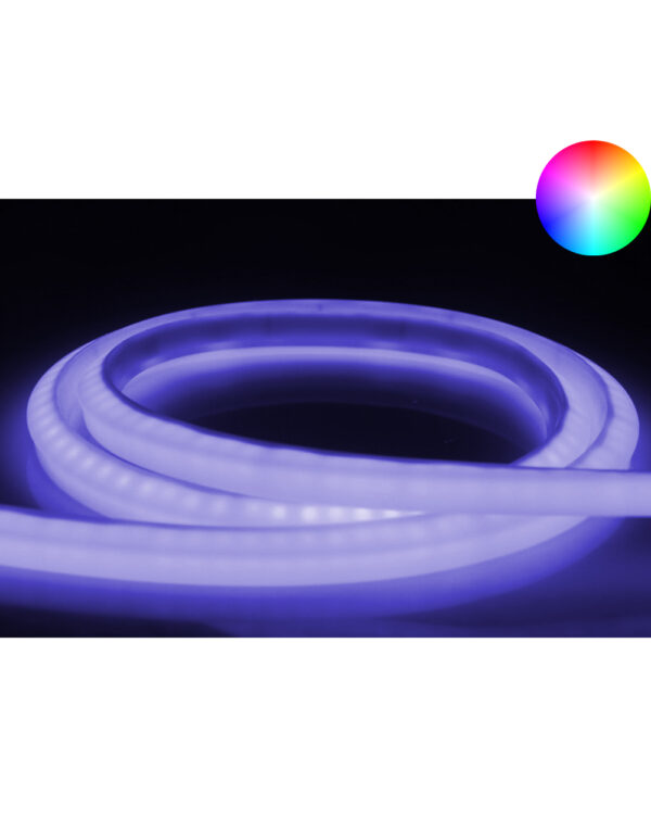 CUBE NEON FLEX LED TAINIA 22W RGB 24V 220° IP65 DIMMABLE 5M UNIVERSE – 2-U009737