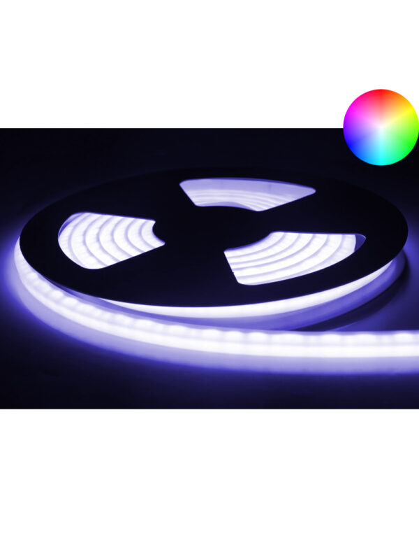 CUBE NEON FLEX LED TAINIA 22W RGB 24V 220° IP65 DIMMABLE 5M UNIVERSE – 2-U009737