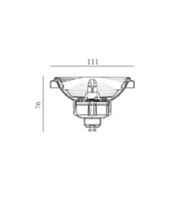 HAN LED BLACK WALL LAMP/WALL COAT RACK – 1-FR01001