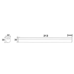 ΦΩΤΙΣΤΙΚΟ LED Τ5 4W 31CM CCT TUNABLE 3000/4000K 230V 350 lm ΜΕ ΚΑΛΩΔΙΟ 1,5Μ ΚΑΙ ΔΙΑΚΟΠΤΗ UNIVERSE – 2-U010283