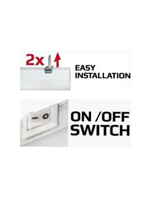 ΦΩΤΙΣΤΙΚΟ LED Τ5 4W 31CM CCT TUNABLE 3000/4000K 230V 350 lm ΜΕ ΚΑΛΩΔΙΟ 1,5Μ ΚΑΙ ΔΙΑΚΟΠΤΗ UNIVERSE – 2-U010283