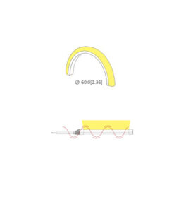 FLAT NEON FLEX LED TAINIA 11W 3000K 24V 1000lm 220° IP65 DIMMABLE 5M UNIVERSE – 2-U011259