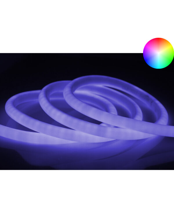 ROUND NEON FLEX LED ΤΑΙΝIA 10W RGB 220-240V 160° IP65 DIMMABLE UNIVERSE – 2-U011556
