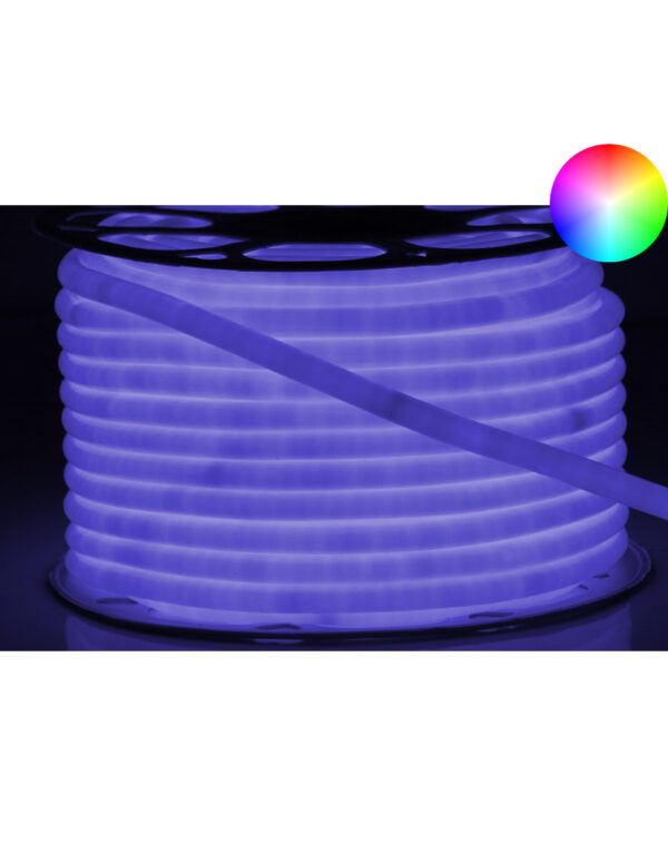 ROUND NEON FLEX LED ΤΑΙΝIA 10W RGB 220-240V 160° IP65 DIMMABLE UNIVERSE – 2-U011556