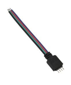 CUBE NEON RGB 4pins ΑΡΣΕΝΙΚΟ ΜΕ ΚΑΛΩΔΙΟ 10cm 24V UNIVERSE – 2-U011570