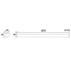 ΦΩΤΙΣΤΙΚΟ LED Τ5 8W 57CM CCT TUNABLE 3000/4000K 230V 720 lm ΜΕ ΚΑΛΩΔΙΟ 1Μ ΚΑΙ ΔΙΑΚΟΠΤΗ UNIVERSE – 2-U011648