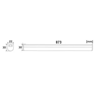 ΦΩΤΙΣΤΙΚΟ LED Τ5 10W 87CM CCT TUNABLE 3000/4000K 230V 900 lm ΜΕ ΚΑΛΩΔΙΟ 1Μ ΚΑΙ ΔΙΑΚΟΠΤΗ UNIVERSE – 2-U011655