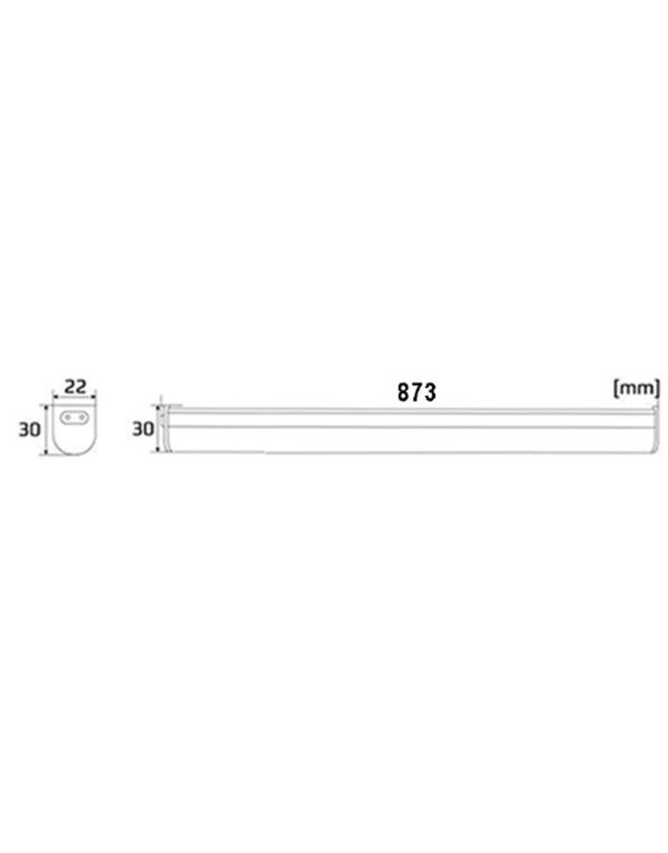 ΦΩΤΙΣΤΙΚΟ LED Τ5 10W 87CM CCT TUNABLE 3000/4000K 230V 900 lm ΜΕ ΚΑΛΩΔΙΟ 1Μ ΚΑΙ ΔΙΑΚΟΠΤΗ UNIVERSE – 2-U011655