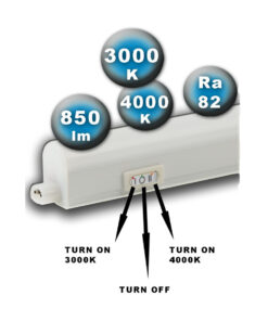 ΦΩΤΙΣΤΙΚΟ LED Τ5 10W 87CM CCT TUNABLE 3000/4000K 230V 900ml ΜΕ ΚΑΛΩΔΙΟ 1Μ ΚΑΙ ΔΙΑΚΟΠΤΗ UNIVERSE – 2-U011655