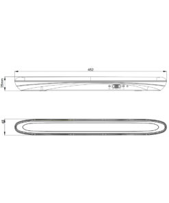 ΦΩΤΙΣΤΙΚΟ LED SMD 16W 6500Κ 230V ΕΠΑΝΑΦΟΡΤΙΖΟΜΕΝΟ ΜΕ ΜΠΑΤΑΡΙΑ Li-ion ΜΗ ΣΥΝΕΧΟΥΣ ΛΕΙΤΟΥΡΓΙΑΣ UNIVERSE – 2-U011853