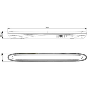 ΦΩΤΙΣΤΙΚΟ LED SMD 16W 6500Κ 230V ΕΠΑΝΑΦΟΡΤΙΖΟΜΕΝΟ ΜΕ ΜΠΑΤΑΡΙΑ Li-ion ΜΗ ΣΥΝΕΧΟΥΣ ΛΕΙΤΟΥΡΓΙΑΣ UNIVERSE – 2-U011853