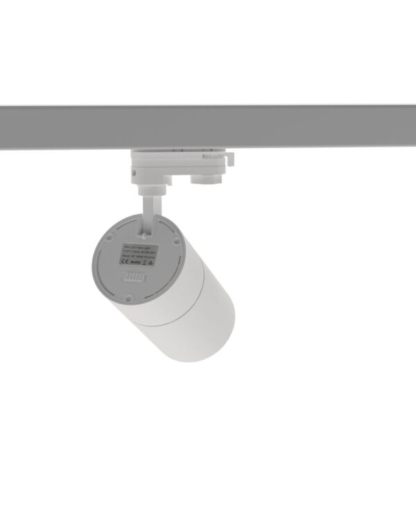 ΦΩΤΙΣΤΙΚΟ ΣΠΟΤ ΡΑΓΑΣ 3Φ 30W CCT TUNΕABLE 3000/4000/5000K 2850lm 36° ΛΕΥΚΟ DIMMABLE TRIAC UNIVERSE – 2-U011891
