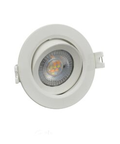 ΣΠΟΤ LED ΧΩΝΕΥΤΟ Φ95 Η52mm 7W CCT TUNABLE 3000/4000/6000K 600lm 38° 220-240V ΠΛΑΣΤΙΚΟ ΛΕΥΚΟ UNIVERSE – 2-U011938