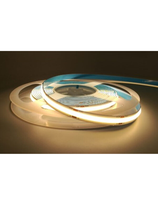 COB LED TAINIA 11W (480led/m-8mm) 3000K 24V 1150lm 140° IP44 DIMMABLE 5M UNIVERSE – 2-U012805