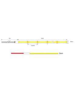 COB LED TAINIA 21W (784led/m-12mm) RGBWW-3K 24V …lm 140° IP44 DIMMABLE 5M UNIVERSE – 2-U013574