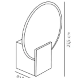 Hester | Wall light | Wood Foil – 1-NR2015391014