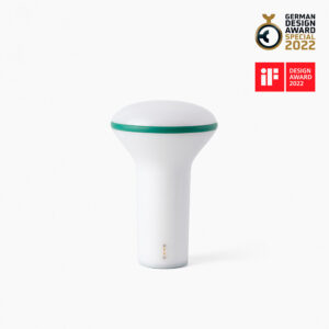 BUDDY PORTABLE LAMP WHITE Y DARK GREEN 3W – 1-FR20210