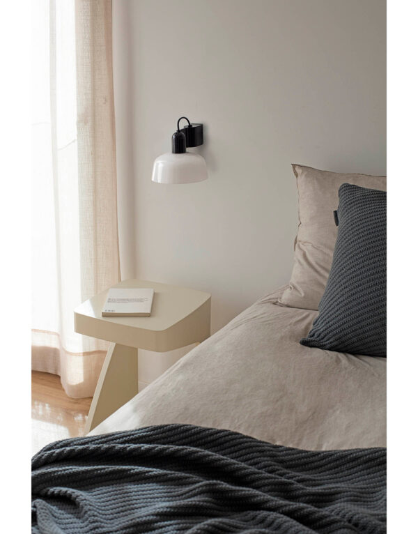 TATAWIN WHITE WALL LAMP 1xE27 – 1-FR20335-116