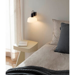 TATAWIN WHITE WALL LAMP 1xE27 – 1-FR20335-116